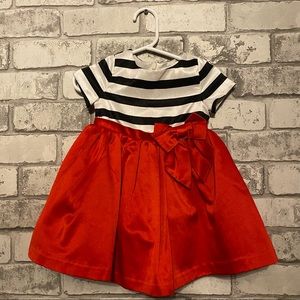 Gymboree Olivia Baby Girl’s Striped Dress Size 6-12 Months